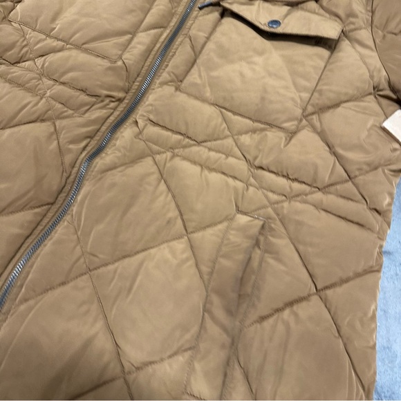 Levi's Women's Quilted Diamond Sherpa Lined Jacket Size XL 
Long Parka Coat - Picture 9 of 12